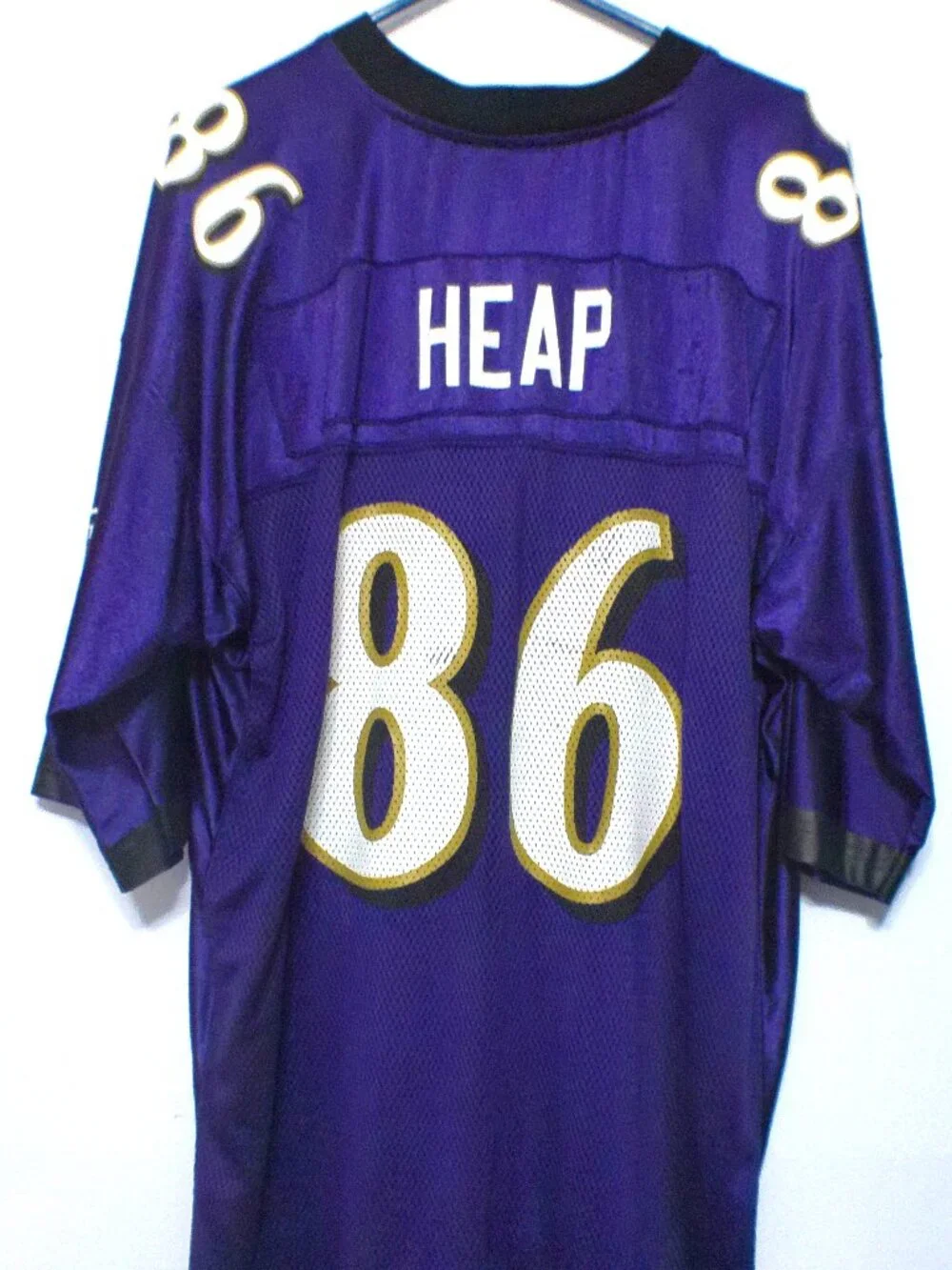 Reebok NFL Y2K Baltimore Ravens Todd Heap #86 Jersey Men's XL Purple On Field - Picture 8 of 8
